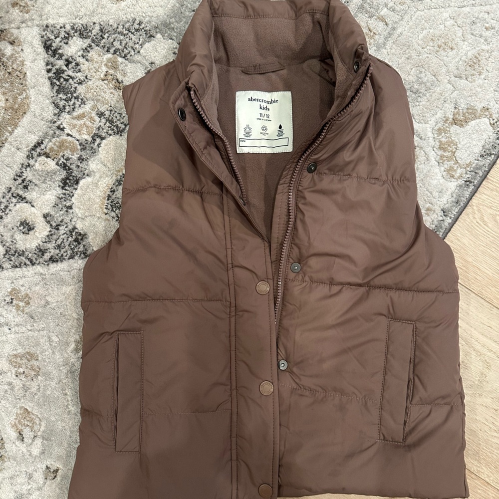Abercrombie Kids Chocolate Brown Vest